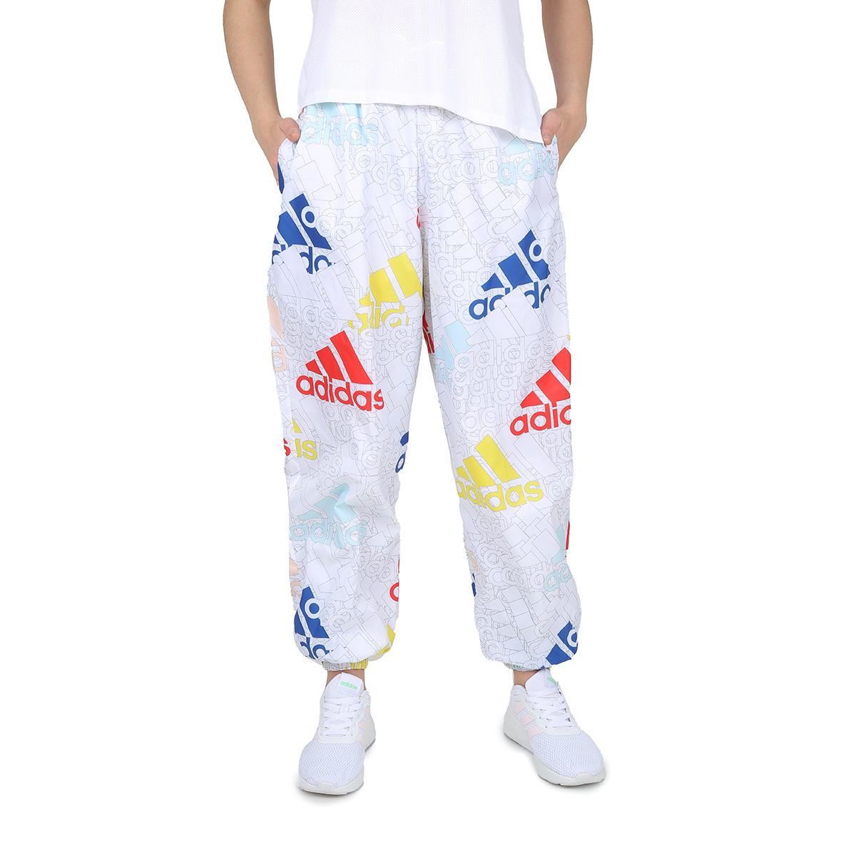 Pantalón adidas Essentials Multi Colored Logo,  image number null