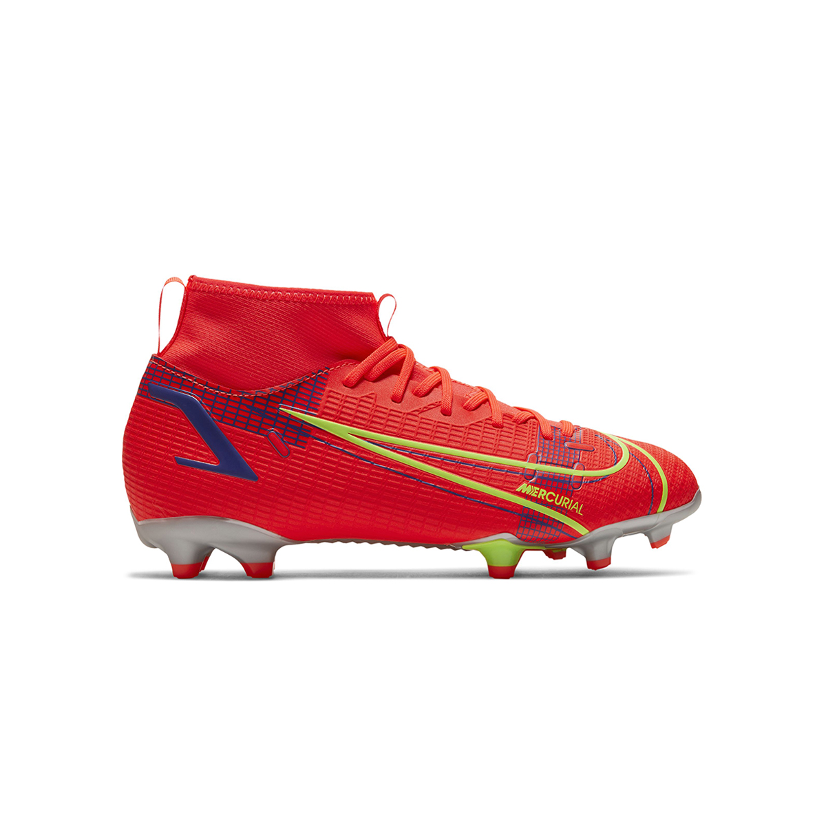 Botines nike top mercurial rojos