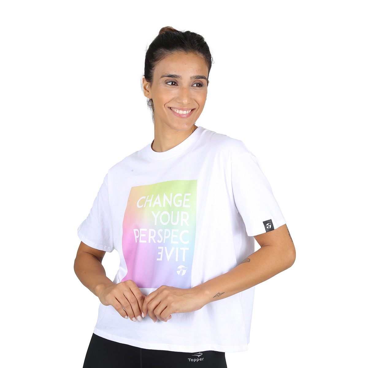 Remera Entrenamiento Topper Gtw Loose Perspective Mujer,  image number null