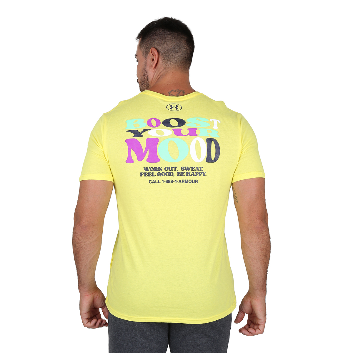 Remera Training Under Armour Boost Your Mood Hombre,  image number null