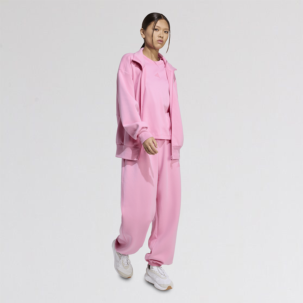 Buzo con Cierre adidas Soft Lux Loose Mujer,  image number null