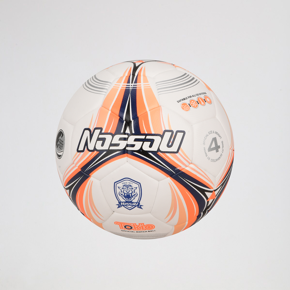 Pelota F&uacute;tbol Nassau Tokio N4,  image number null