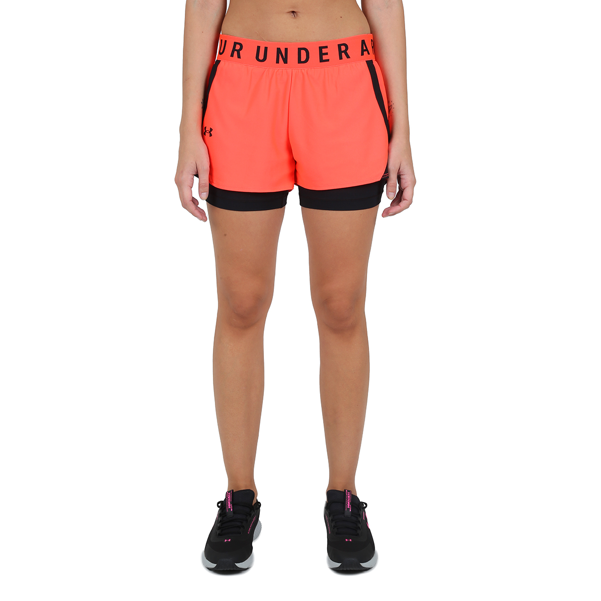 Short Entrenamiento Under Armour Play Up 2 In 1 Mujer,  image number null