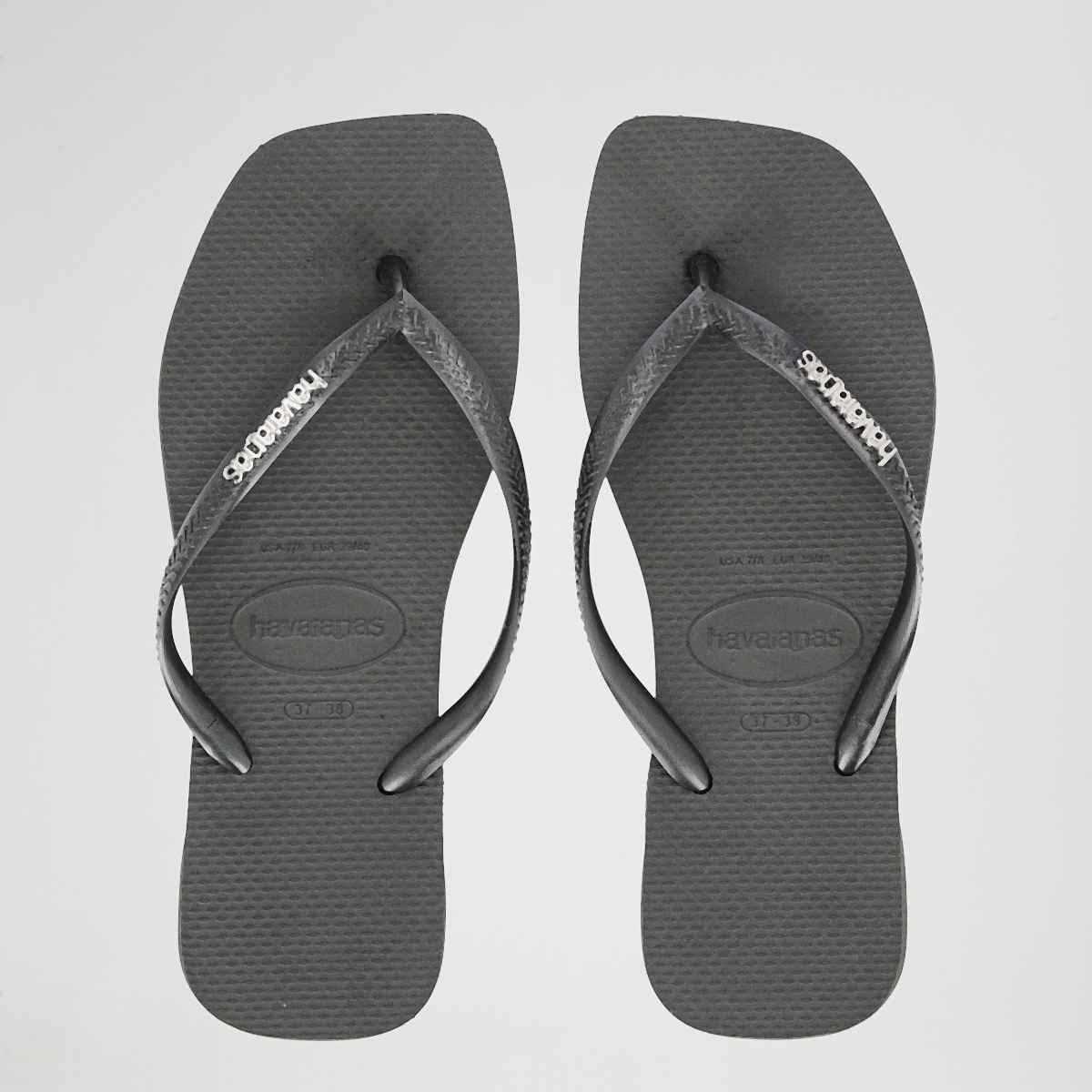 Ojotas Havaianas Slim Square Logo Metallic Mujer,  image number null