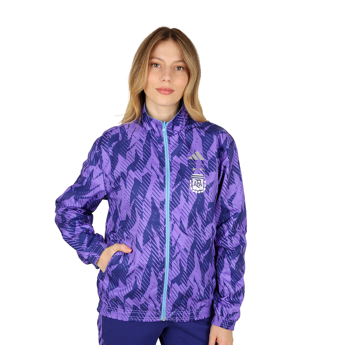 Campera adidas on sale mujer nylon