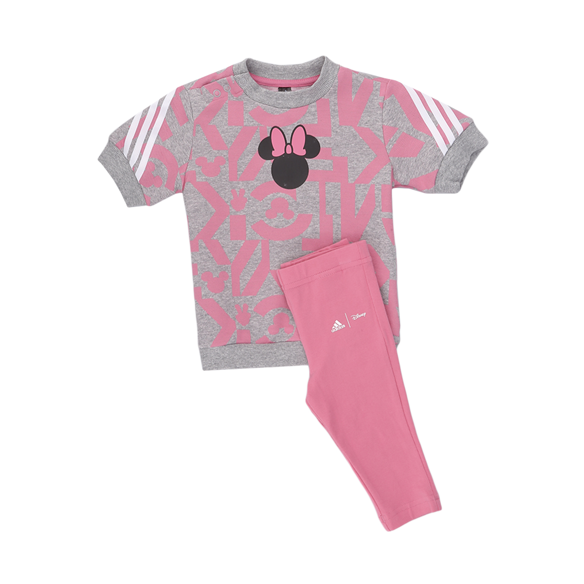 Conjunto infantil hot sale adidas disney minnie