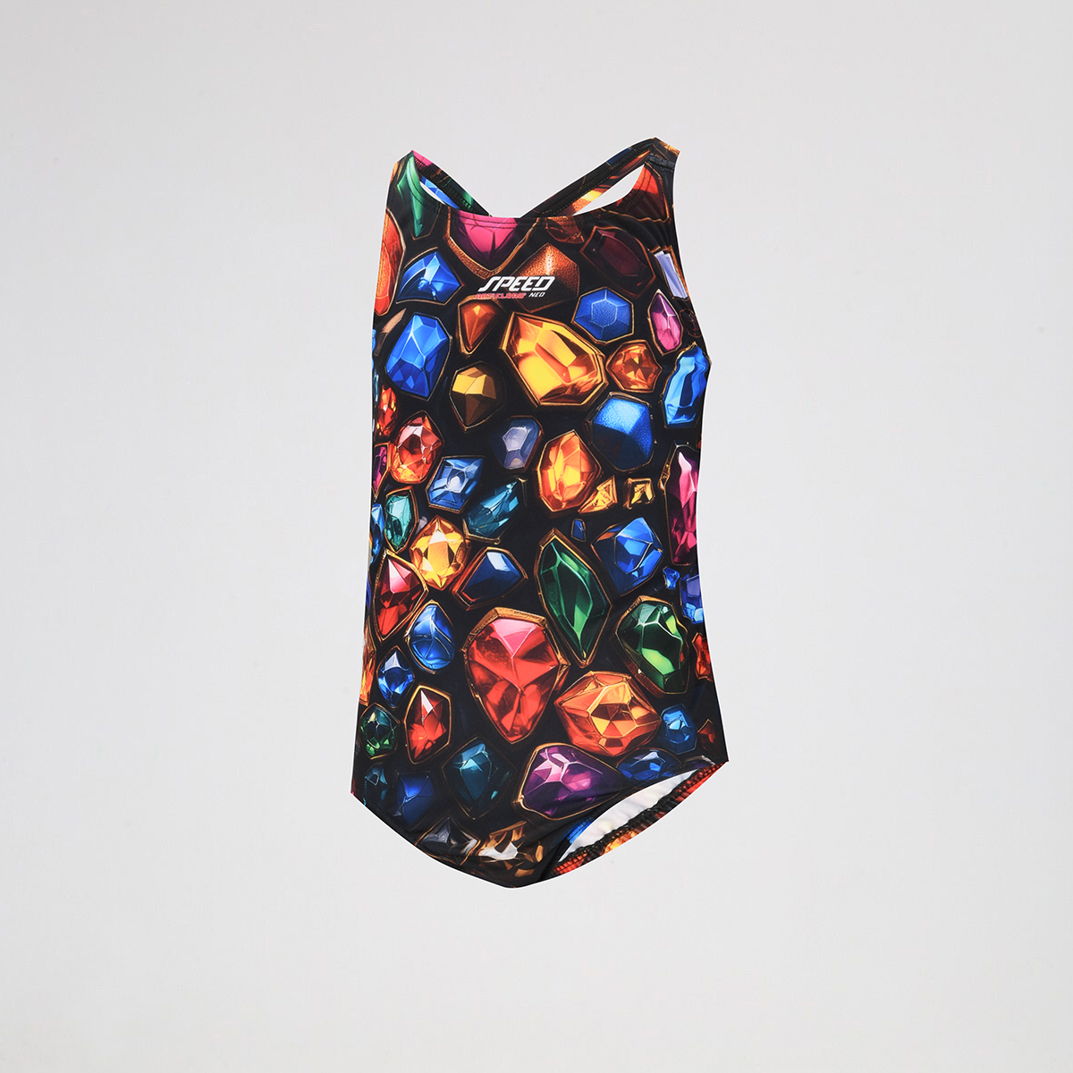 Traje De Baño Speed Crystal Stones Niña,  image number null
