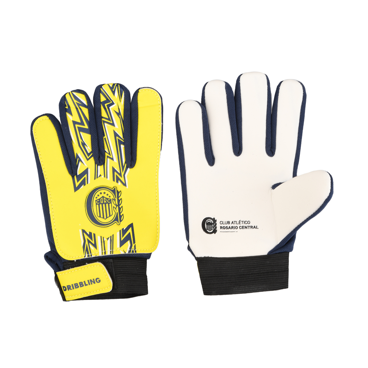 Guantes Fútbol Rosario Central Dribbling Arquero 2022 para Niños,  image number null