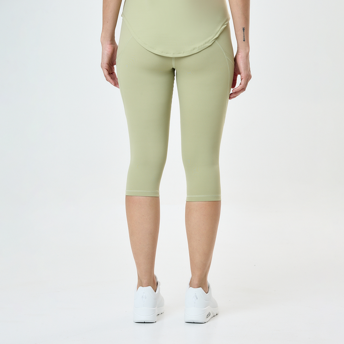 Calza Loop Up Pure Lotus W- Lift Up Mujer- 3/4 - Con Bolsillos Laterales,  image number null