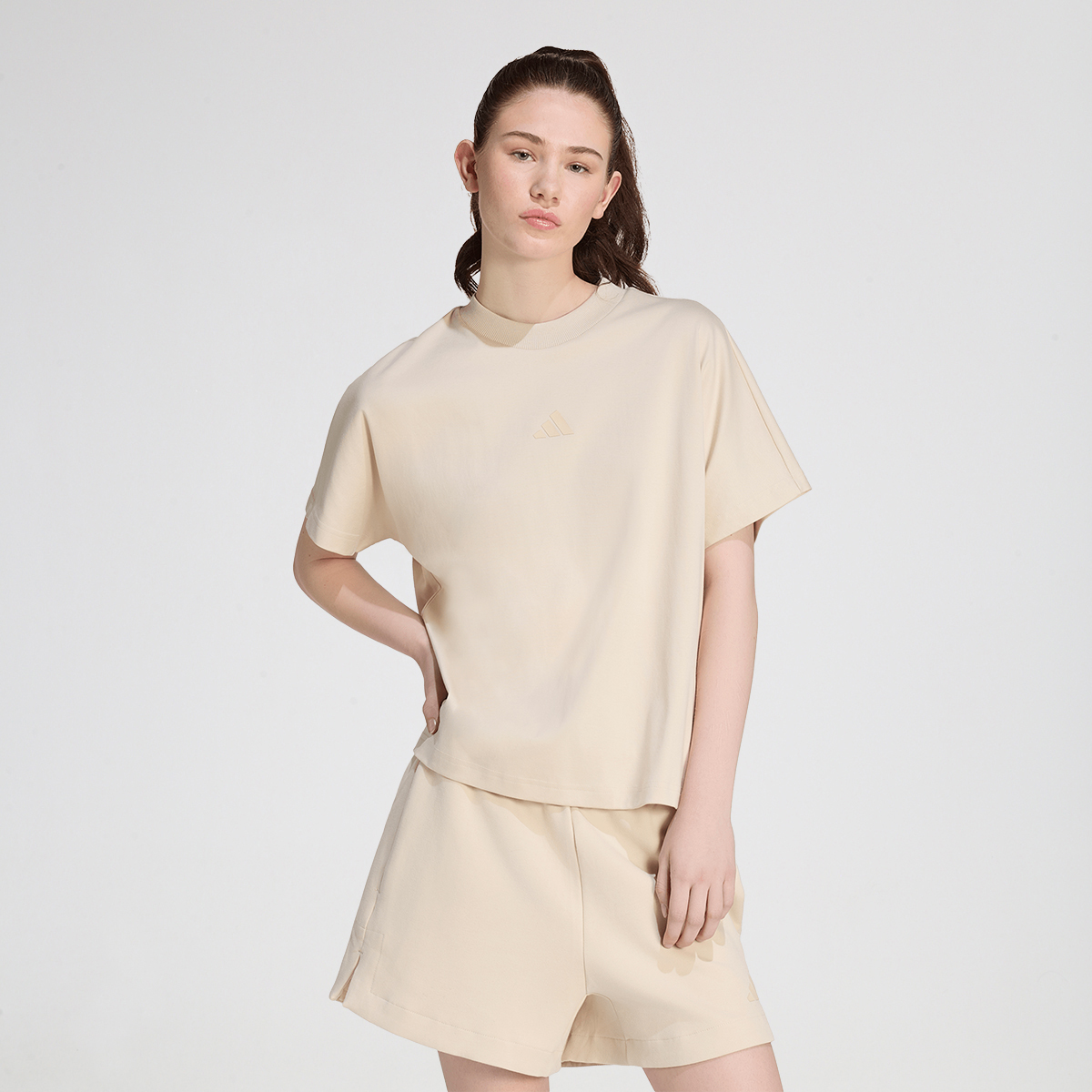 Remera adidas Soft Lux Holgada Mujer,  image number null