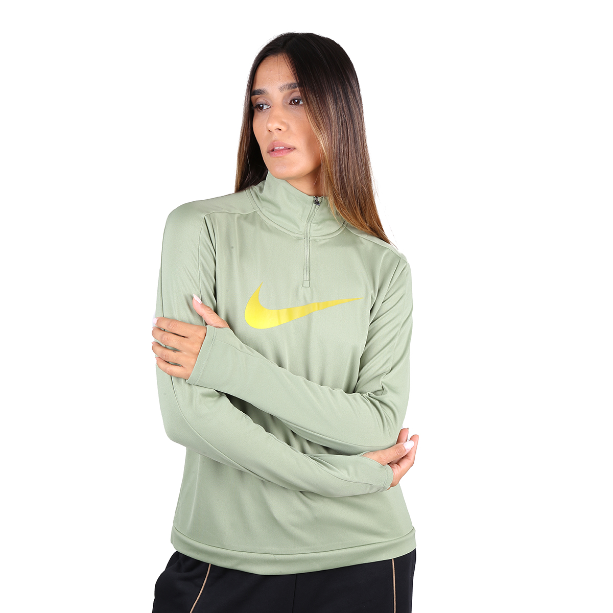 Buzo Running Nike Dri-fit Swoosh Mujer,  image number null