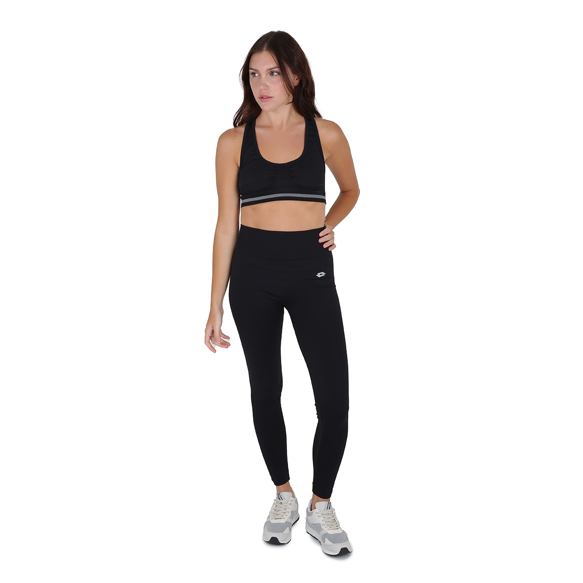 Calza Entrenamiento Lotto Seamless Calm Mujer,  image number null