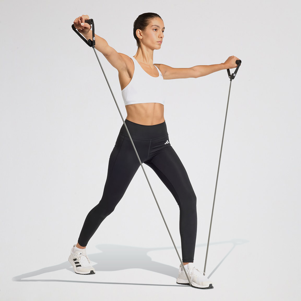 Top adidas Optime Essentials Soporte Medio Mujer,  image number null