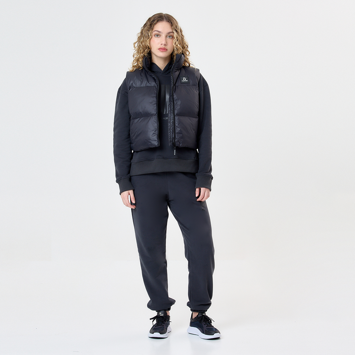 Chaleco Topper Puffer Cropped Mujer,  image number null