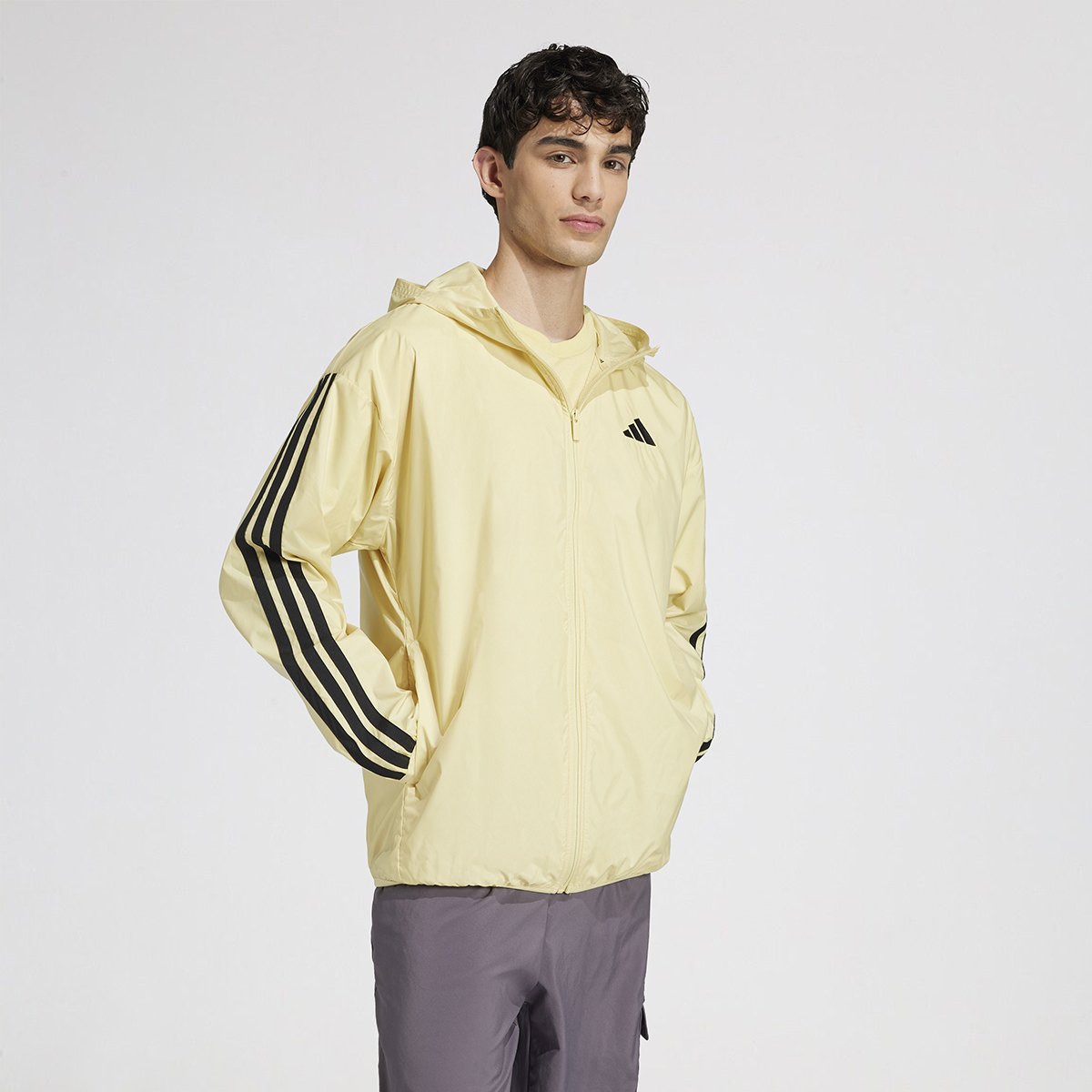 Campera adidas Essentials 3 Tiras Windbreaker Hombre,  image number null