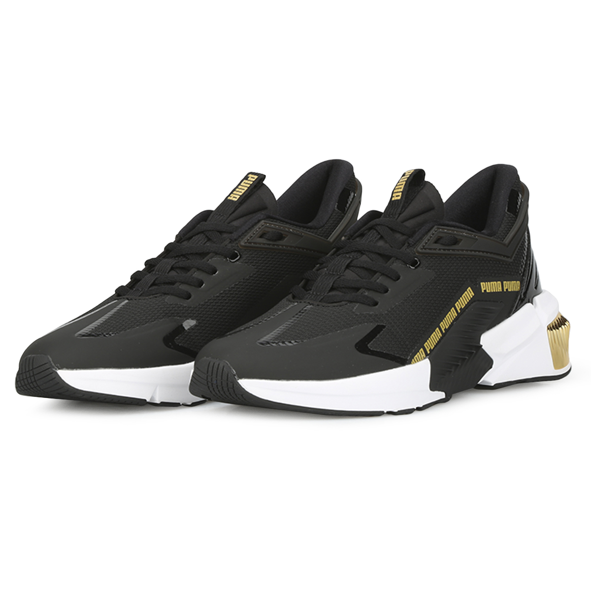 Zapatillas puma mujer negras y doradas outlet