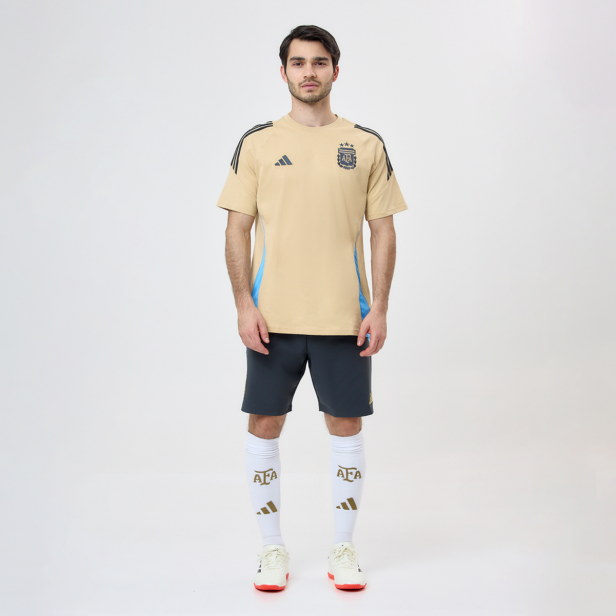 Short Fútbol adidas Argentina Tiro 24 Downtime Hombre,  image number null