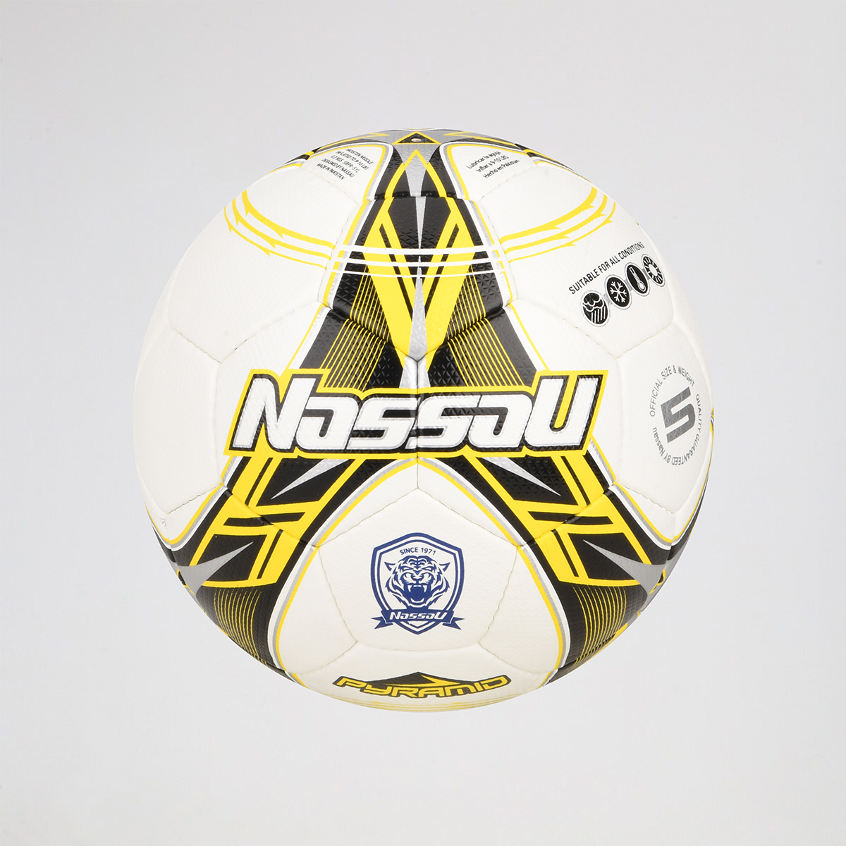 Pelota F&uacute;tbol Nassau Pyramid N5,  image number null