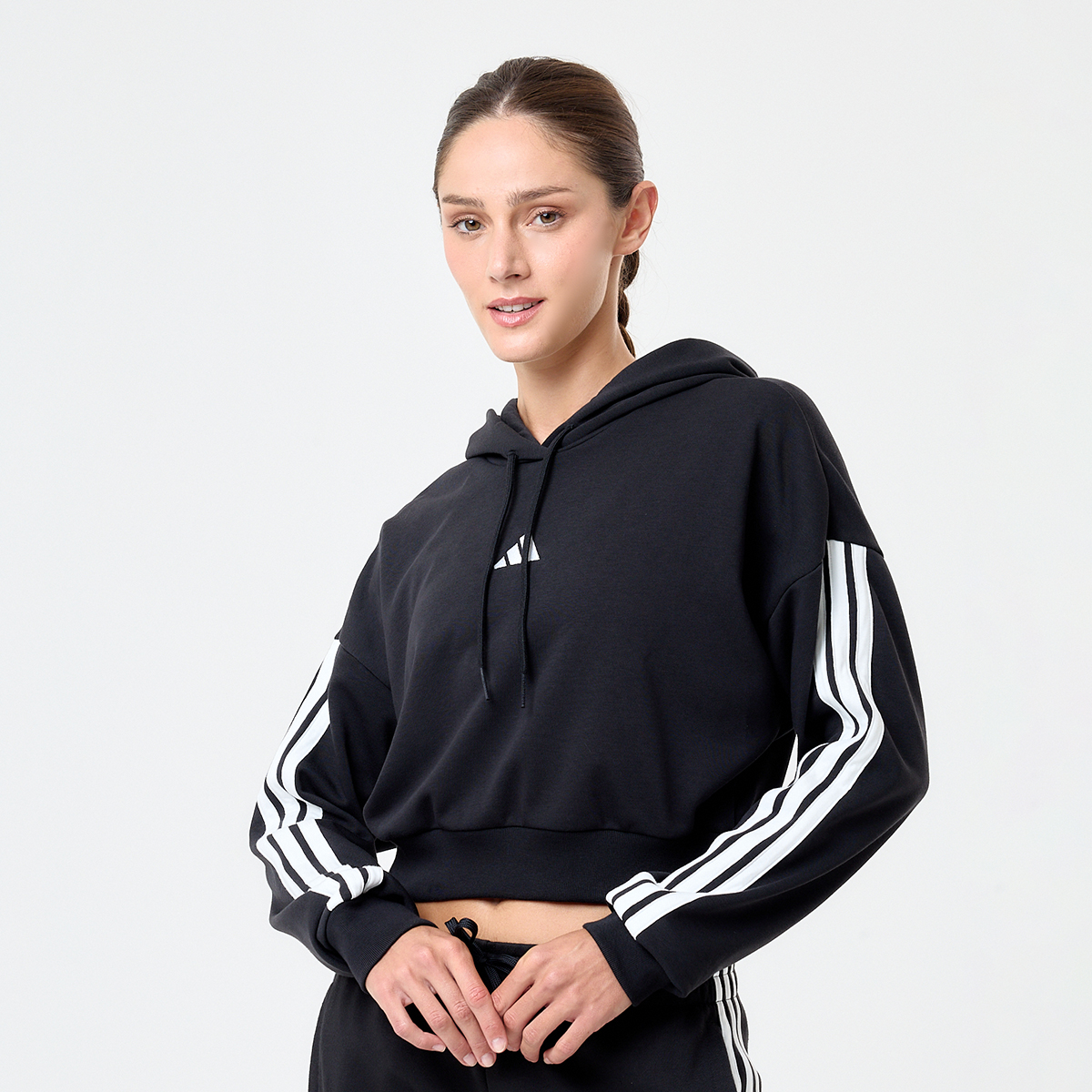 Buzo adidas Essentials Crop 3 Tiras para Mujer,  image number null