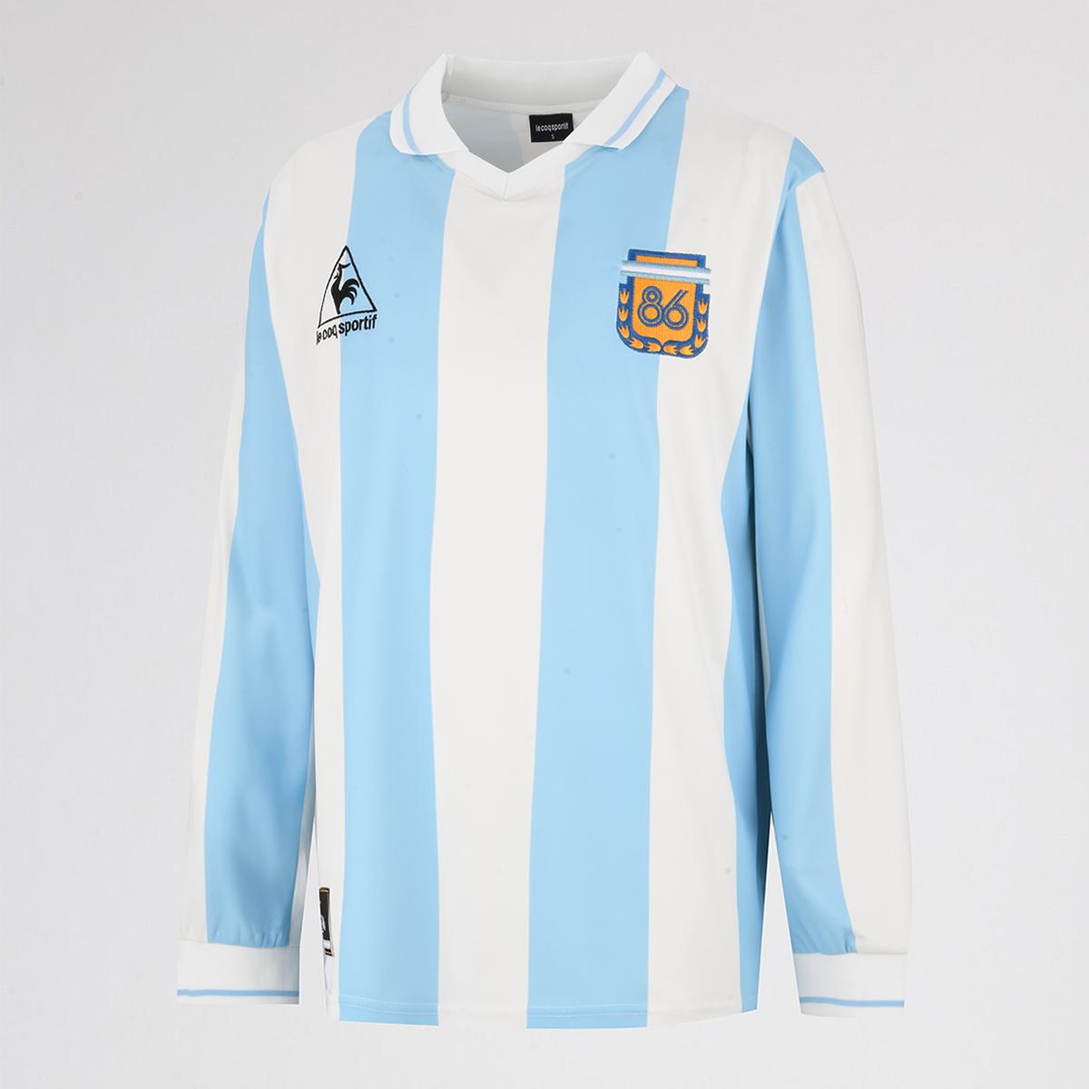 Remera Argentina Le Coq Sportif Titular Colecci&oacute;n 86 Manga Larga,  image number null