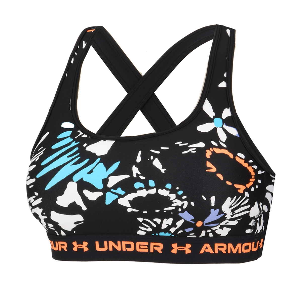 Top Entrenamiento Under Armour Crossback Mid Print Mujer,  image number null
