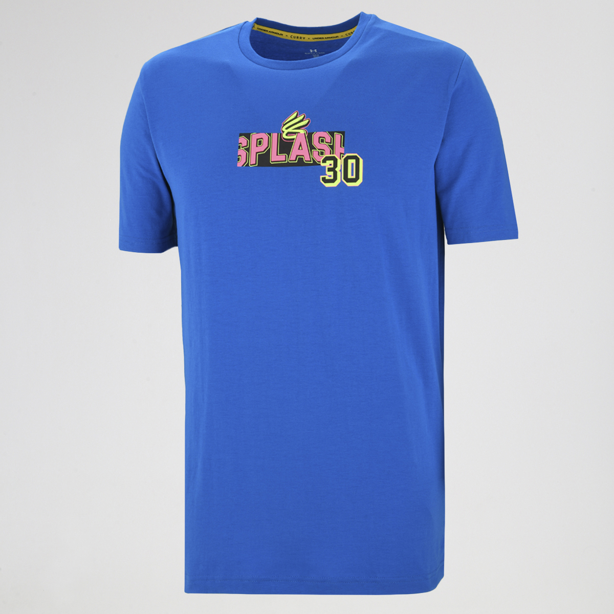 Remera B&aacute;squet Under Armour Curry Splash Party Hombre,  image number null