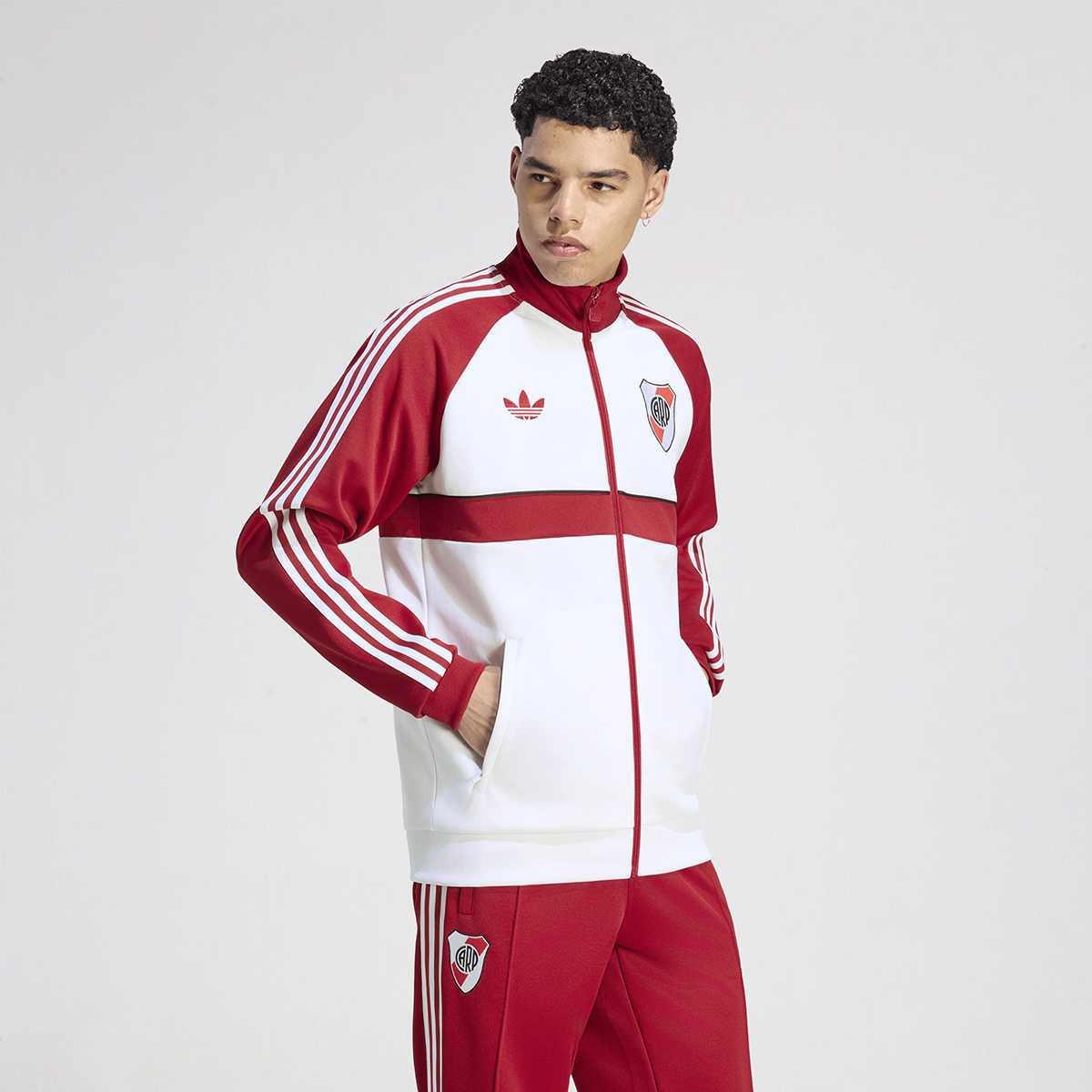 Buzo con Cierre River Plate adidas OG 26 27 Hombre,  image number null