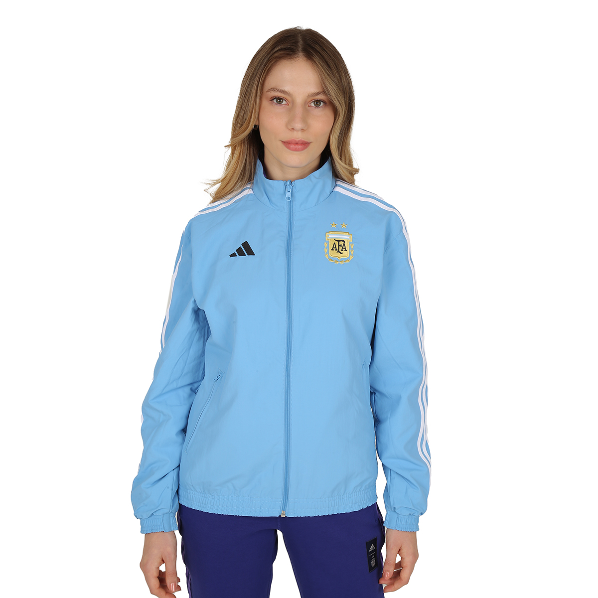 Campera Fútbol adidas Argentina Anthem Mujer reversible,  image number null