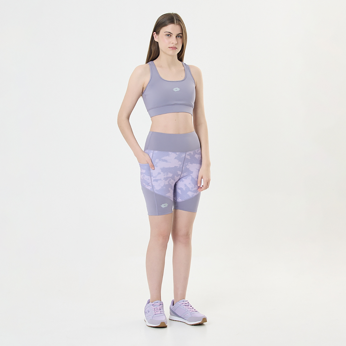 Calza Running Lotto Speedevo Enjoy Mujer,  image number null