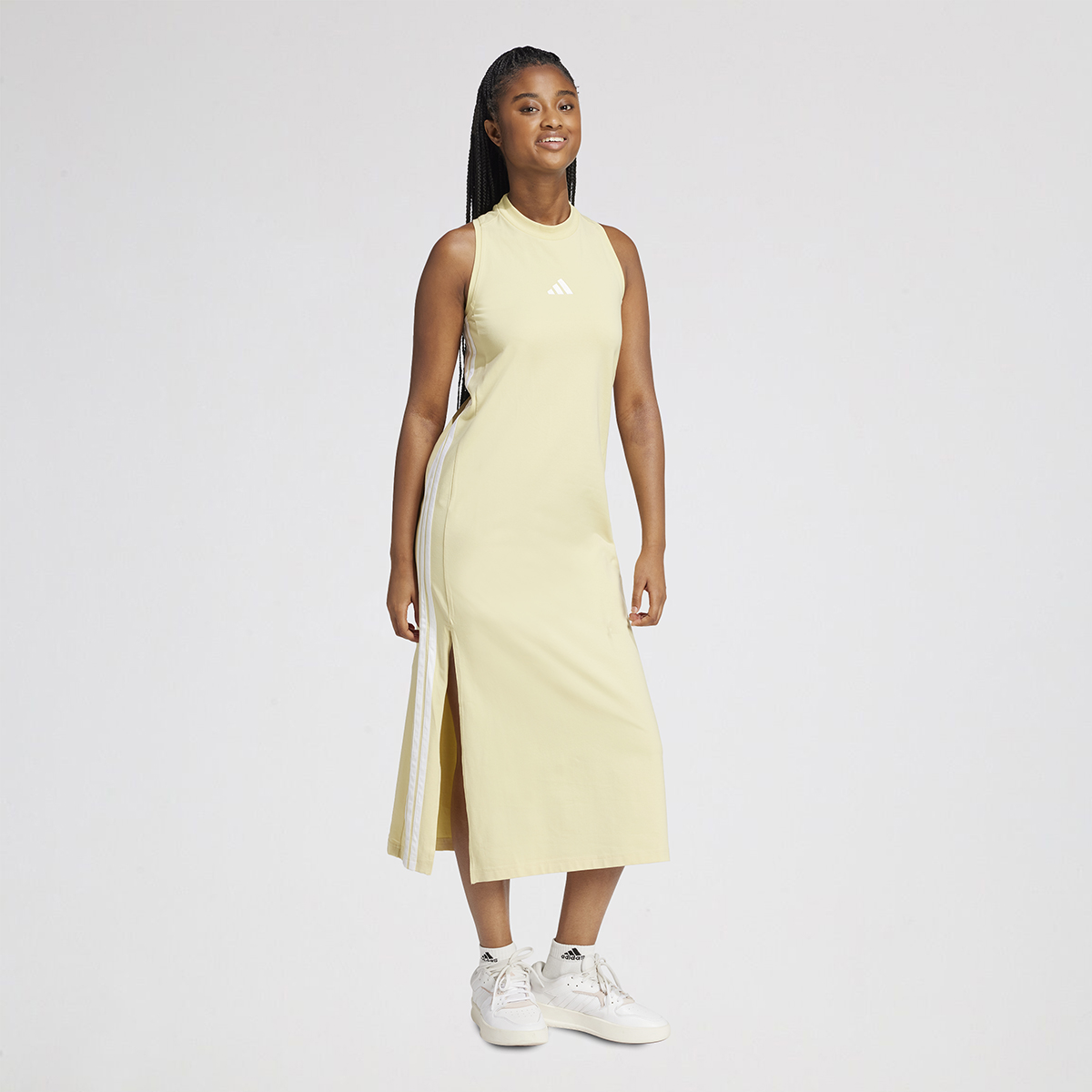 Vestido adidas Essentials 3 Tiras Long Racerback Mujer,  image number null