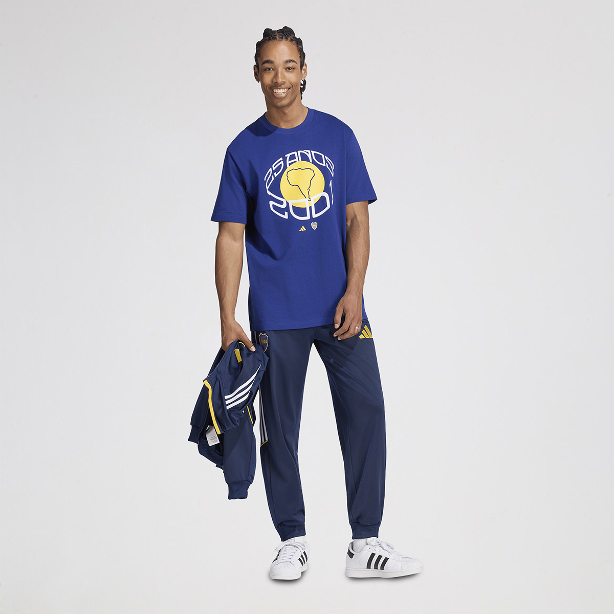 Pantal&oacute;n Boca Juniors adidas Aniversario 2026 Hombre,  image number null