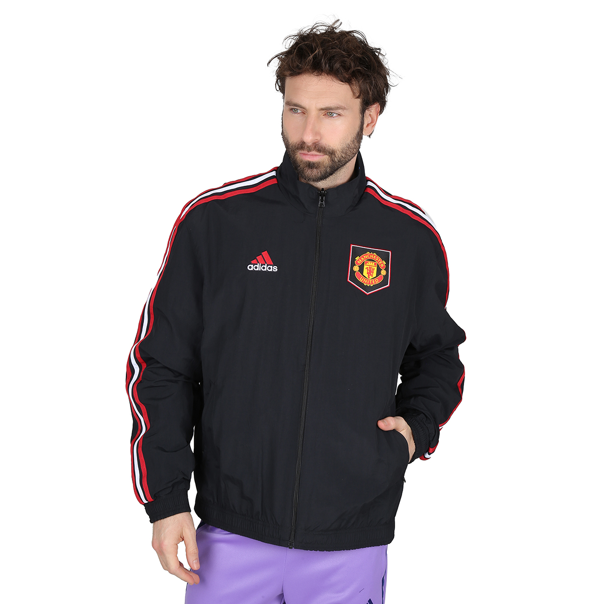 Campera Fútbol Manchester United adidas Anthem,  image number null