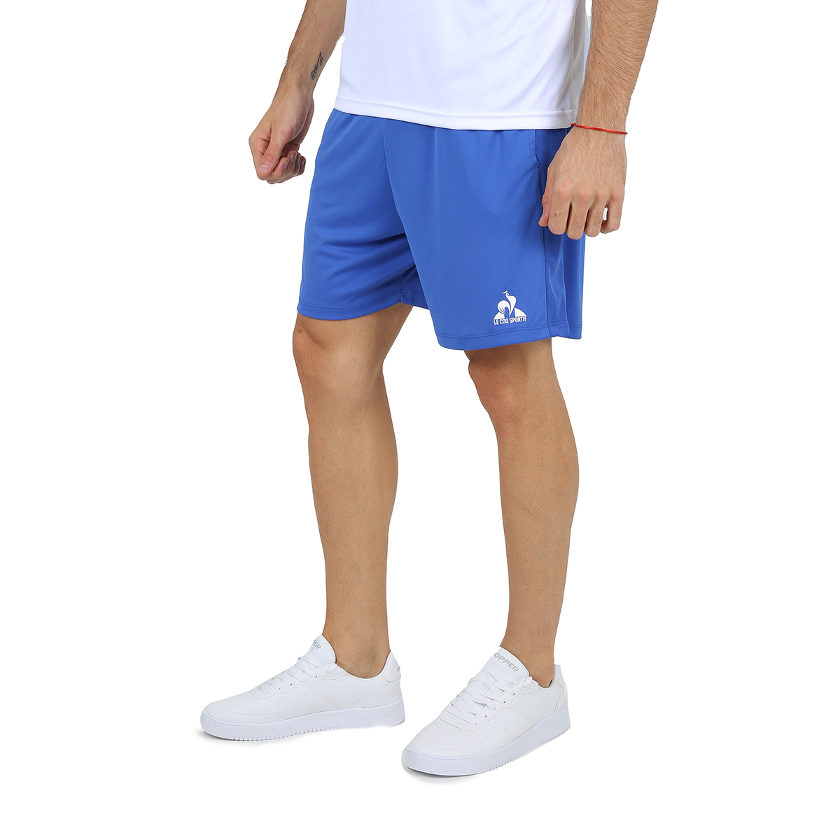 Le Coq Sportif N°1 Short Match – Homme – Respirant – Taille élastique – Poches Zippées