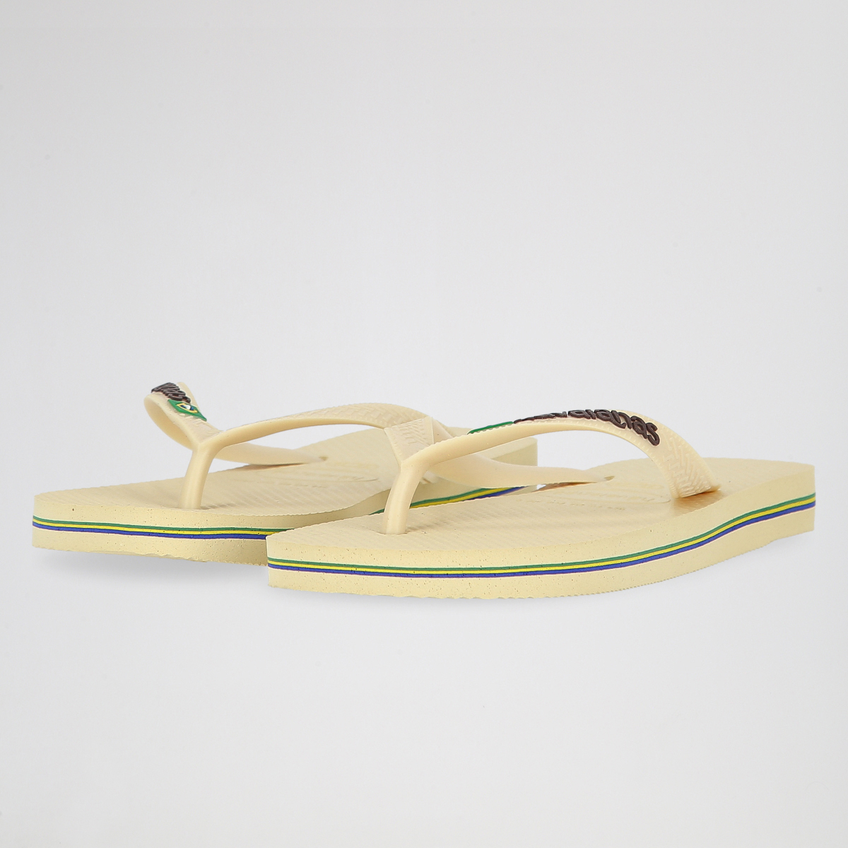 Ojotas Havaianas Brasil Logo goma Nataci&oacute;n,  image number null