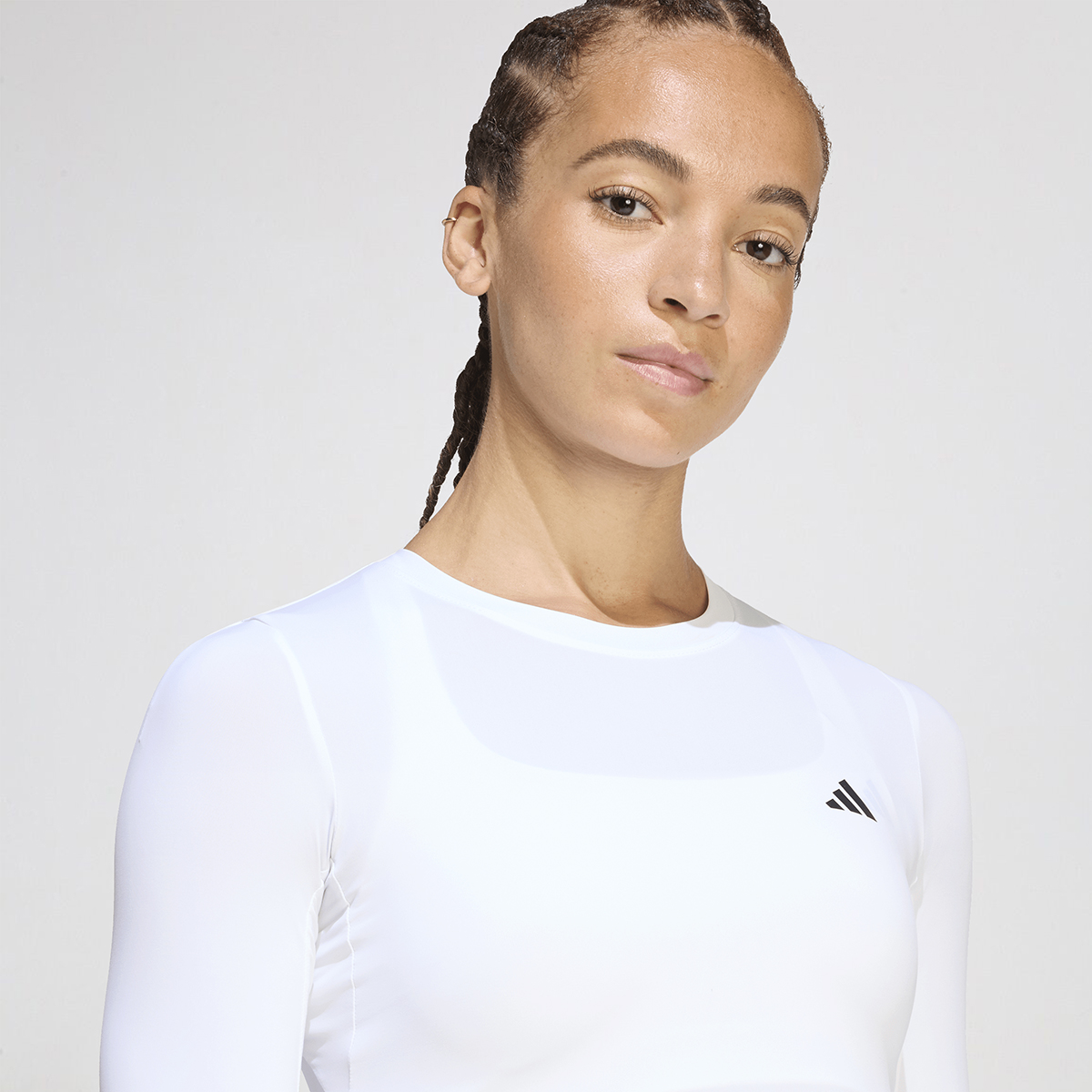 Remera Entrenamiento adidas Power Essentials Manga Larga Mujer,  image number null