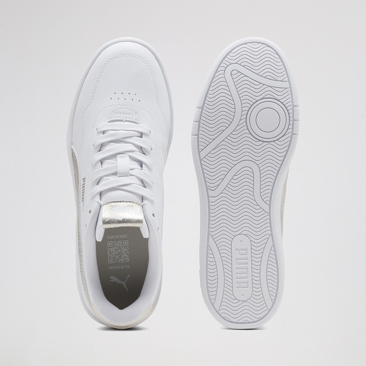 Zapatillas Puma Court Lally Metallic Whisper Mujer,  image number null