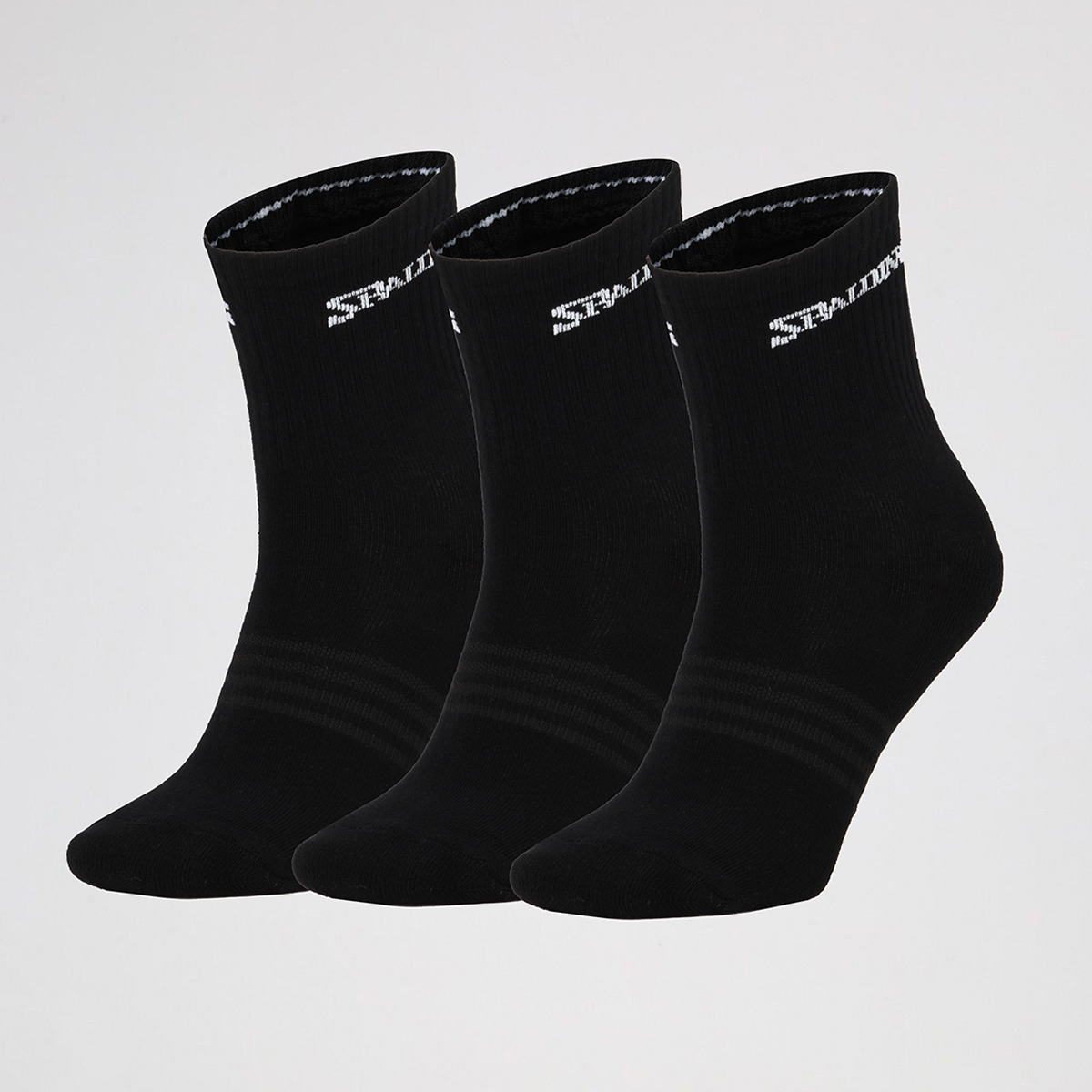Pack De Medias ca&ntilde;a media Spalding Medium X3,  image number null