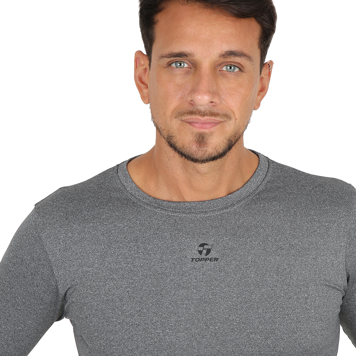 Remera Entrenamiento Topper Térmica Ml Hombre,  image number null