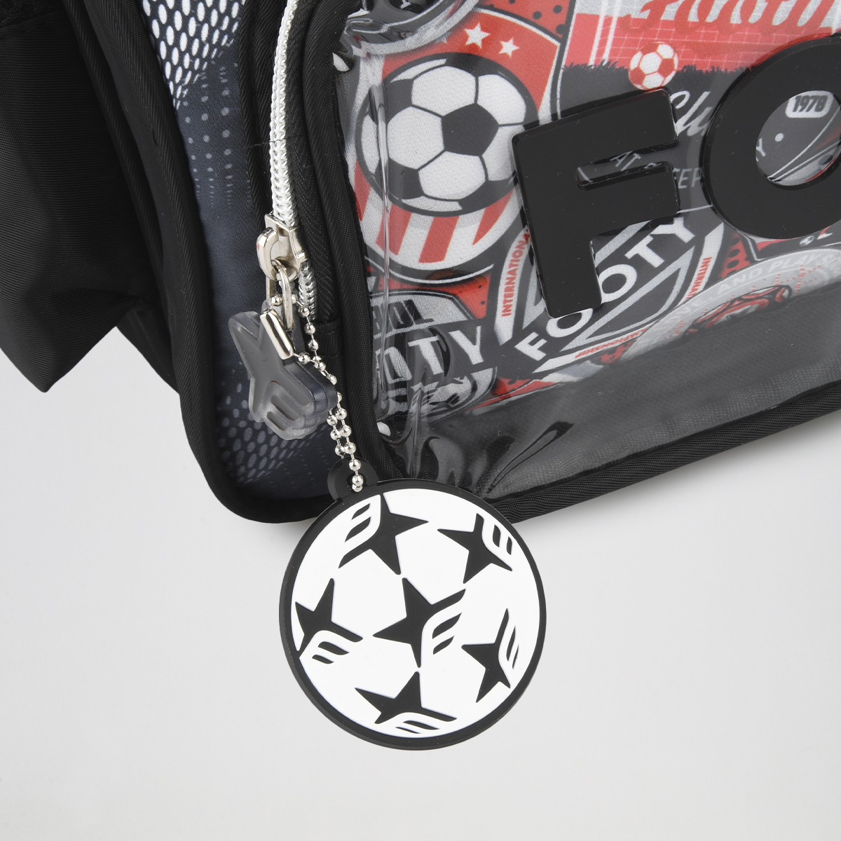 Mochila Footy Espalda Dream Team 18 Ni&ntilde;o con estuche y lapiceras,  image number null