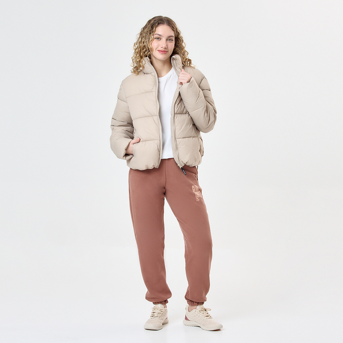 Campera Topper Puffer Cropped Mujer,  image number null