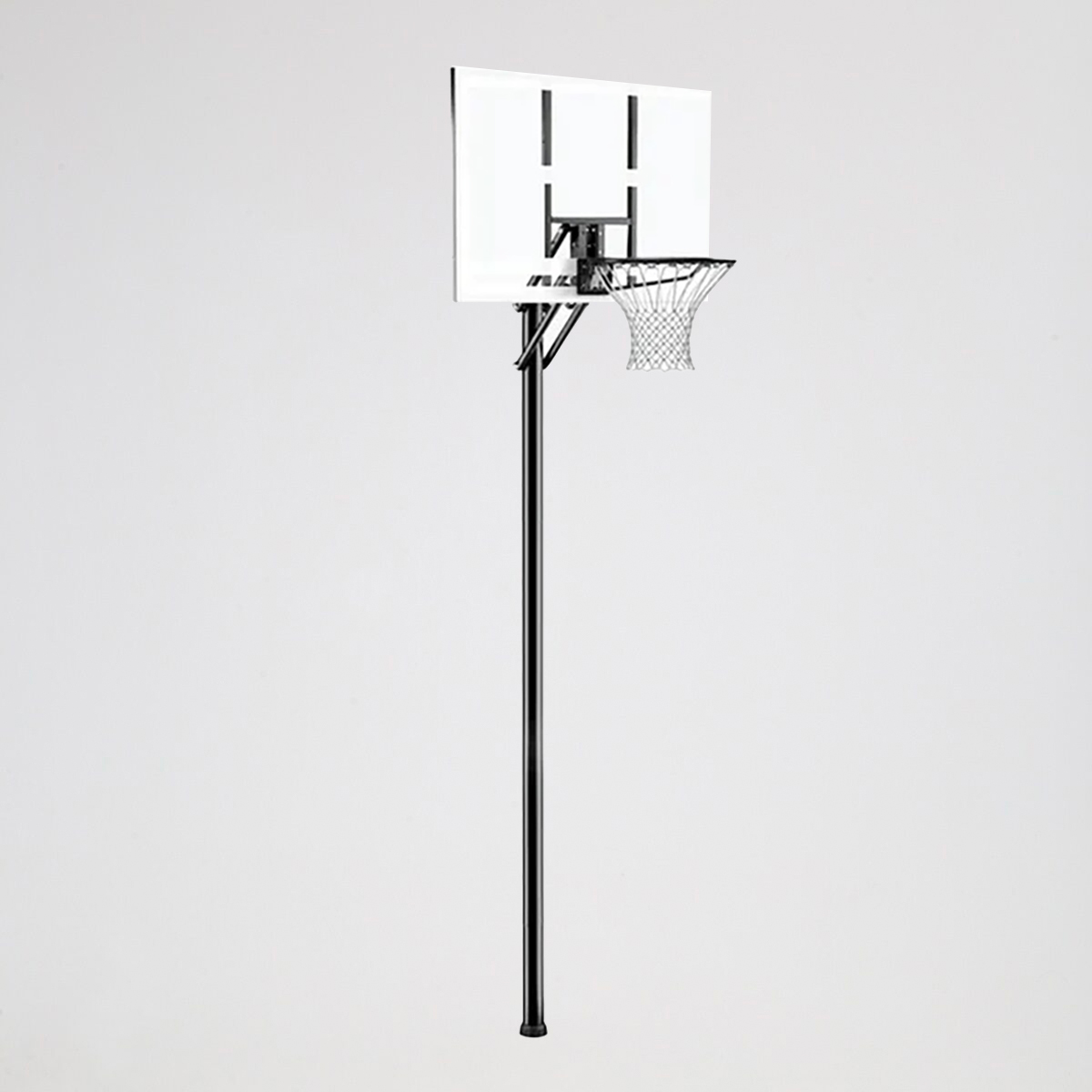 Set De Tablero Y Aro De Basquet Spalding Silver In Ground 30,  image number null
