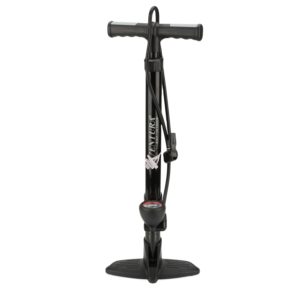 Inflador M-Wave De Pie Con Manometro,  image number null