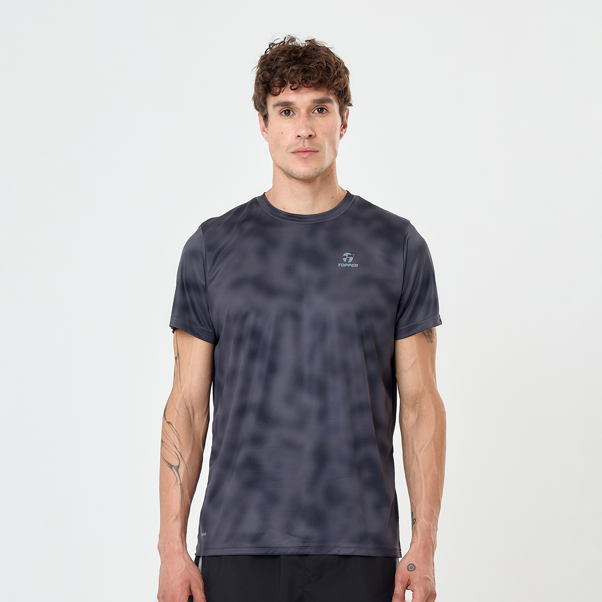 Remera Entenamiento Topper Full Print Hombre,  image number null