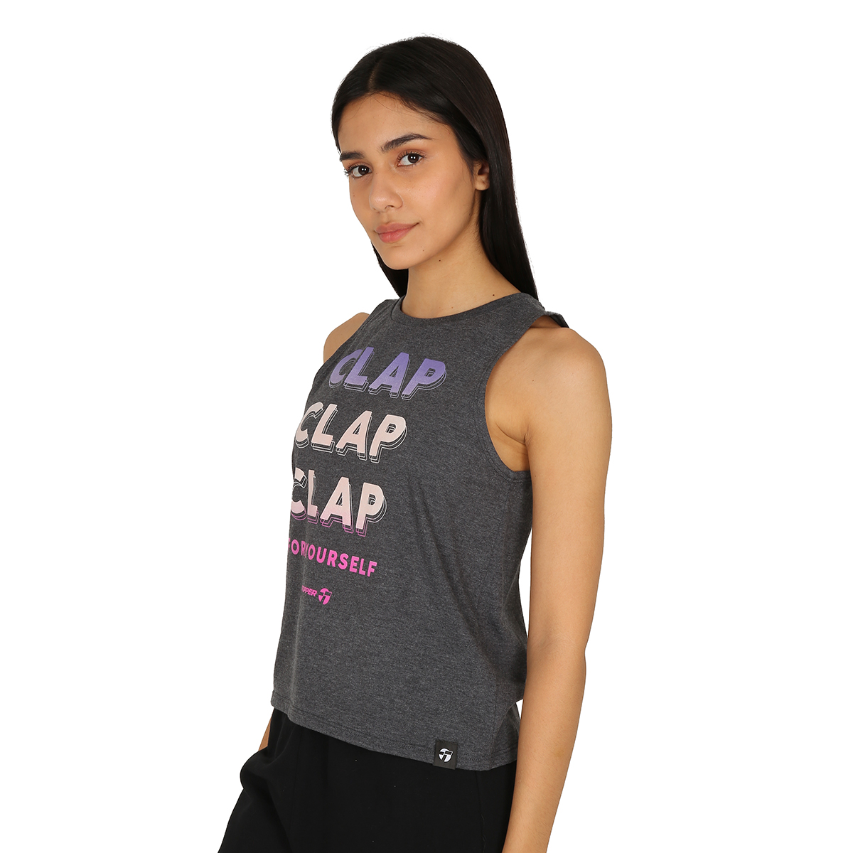 Musculosa Topper Clap,  image number null