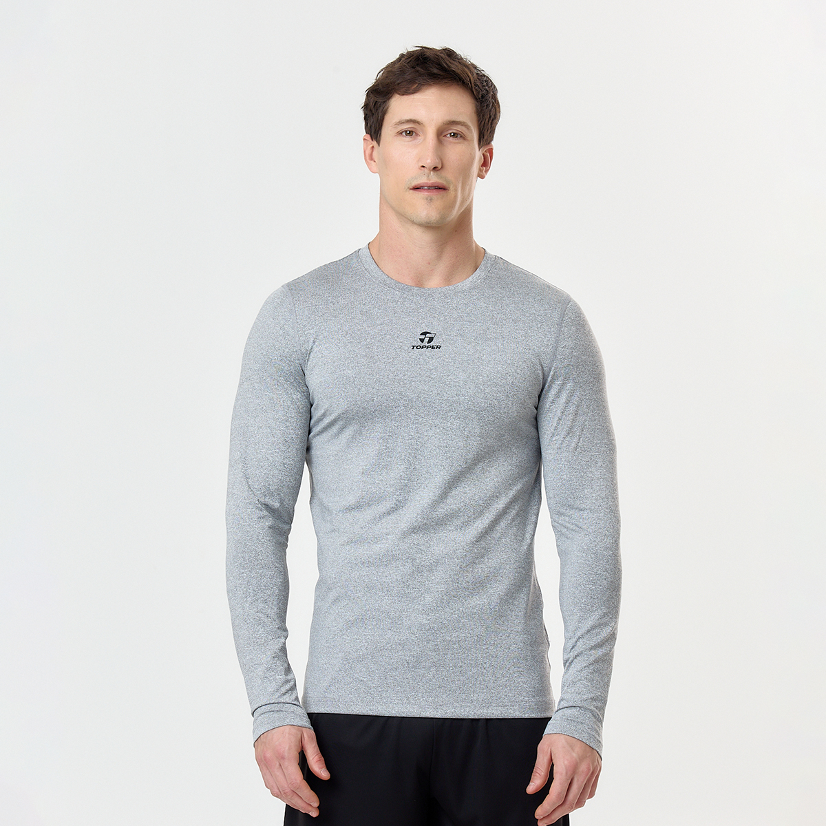 Remera Topper Térmica Manga Larga Hombre,  image number null