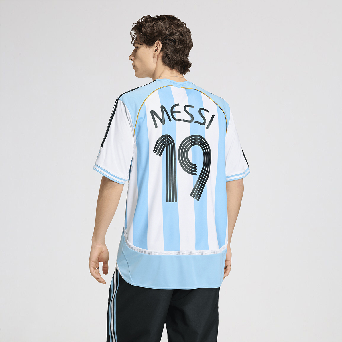 Camiseta Argentina adidas Titular 2006 Messi Hombre,  image number null