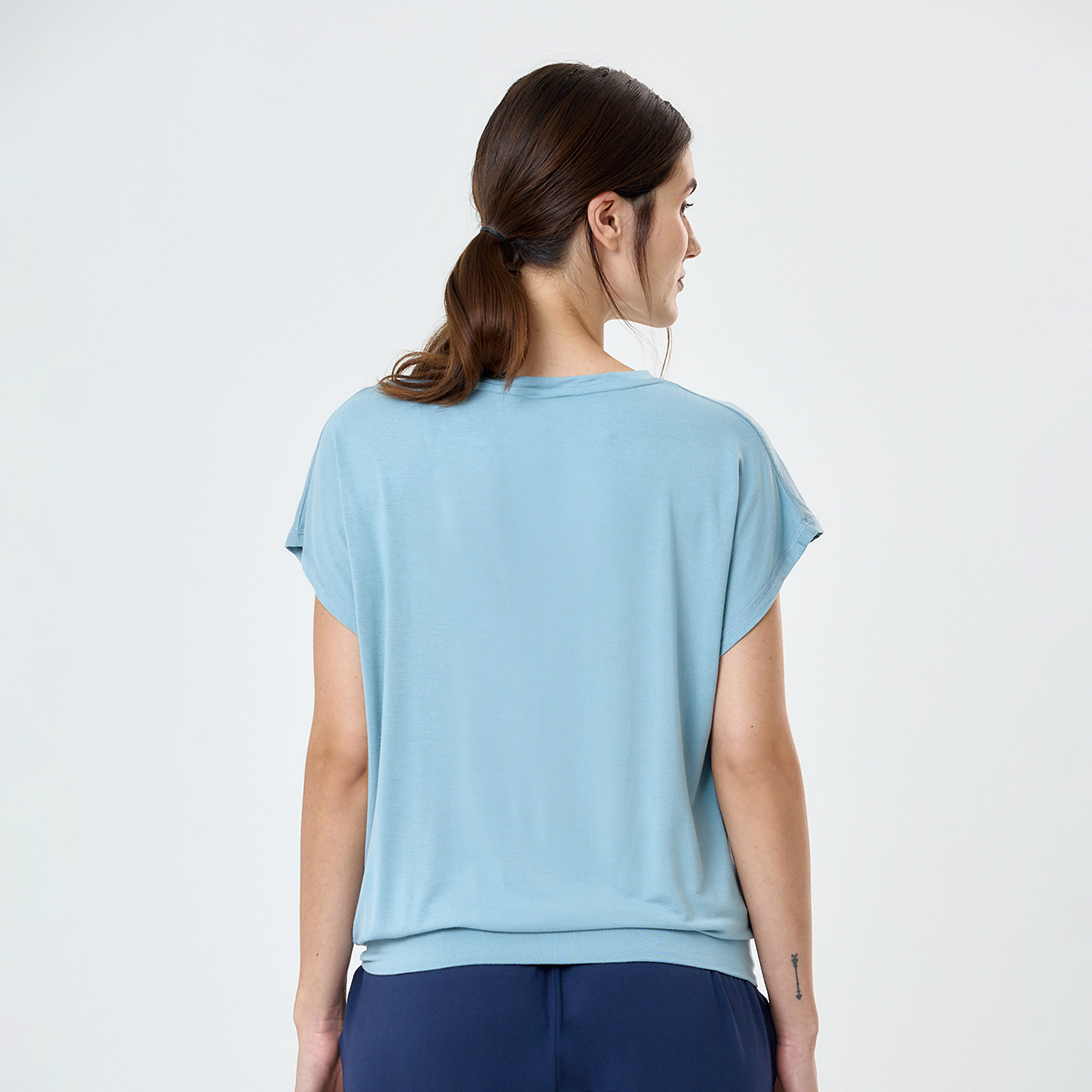 Remera Loop Up Lounge Soft  para Mujer- Comfort Blend- Sin Mangas,  image number null