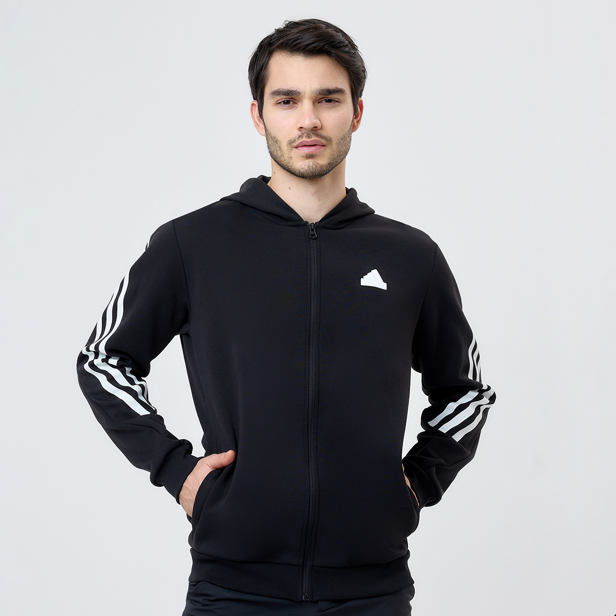 Campera adidas Future Icons 3 Tiras Hombre,  image number null