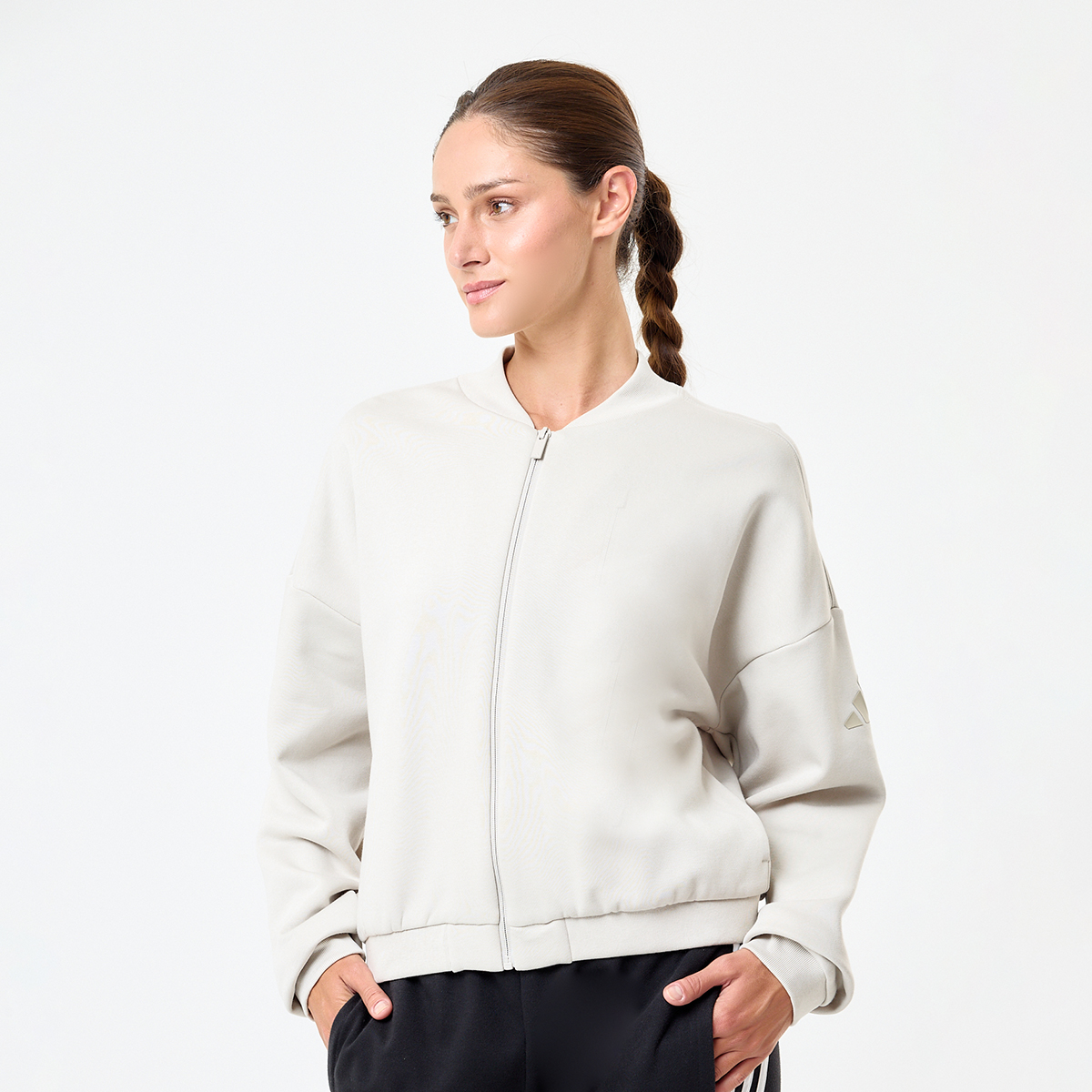 Campera adidas Essentials Contemporary Logo Bomber Mujer,  image number null