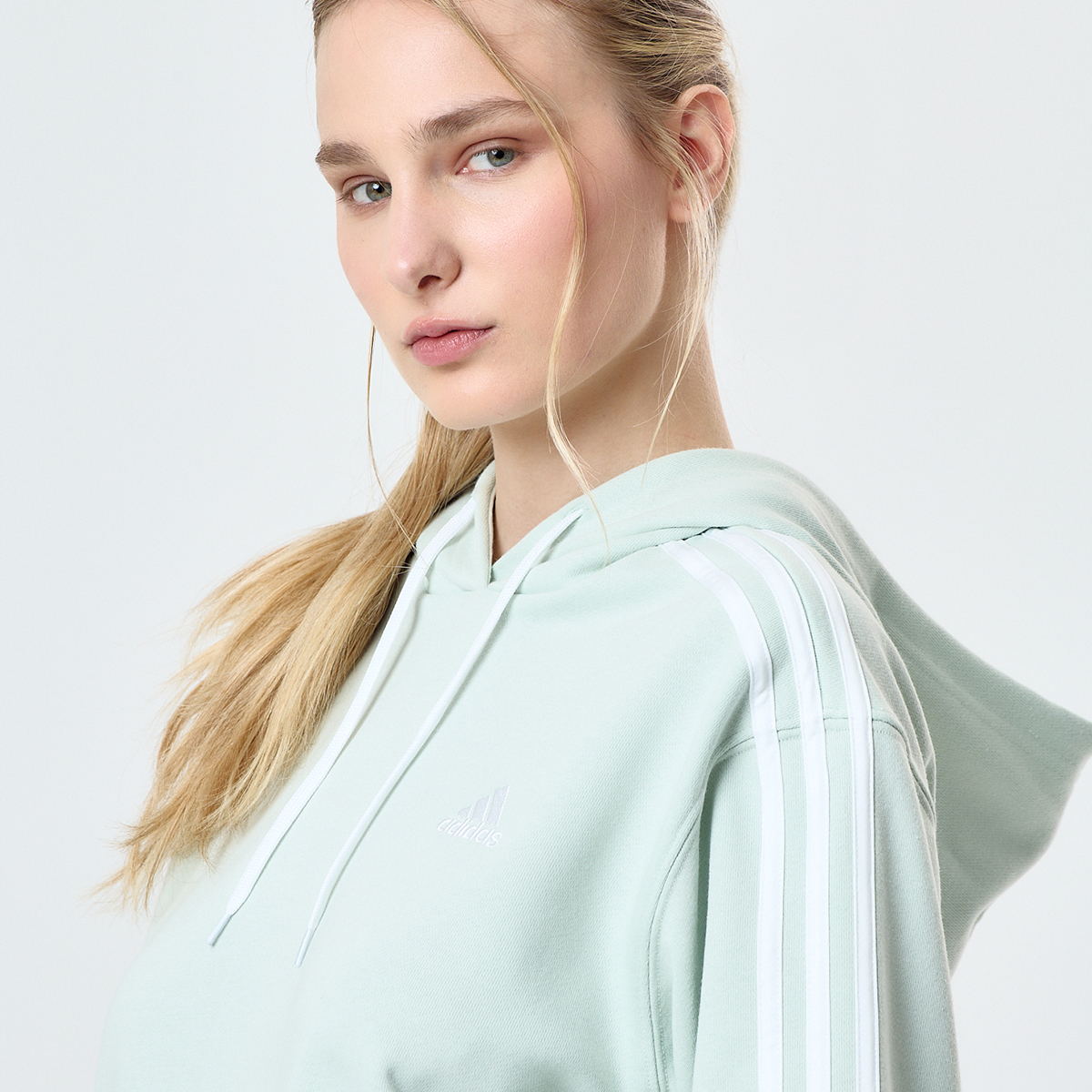 Buzo adidas 3 Tiras Crew Mujer,  image number null